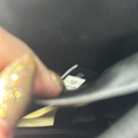 KATE SPADE New York Greta Court Glitter Cosmetic Bag BLACK NEW - Picture 10 of 11